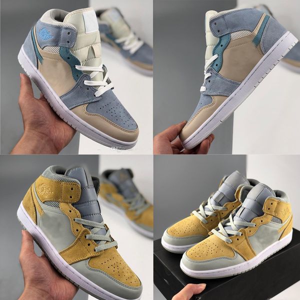 new jumpmen 1 mens womens mid basketball shoes brown gray yellow high og classic stitching casual sneakers 1s sport trainers shoe 36-45, White;red
new jumpmen 1 mens womens mid basketball shoes brown gray yellow high og classic stitching casual sneakers 1s sport trainers shoe 36-45, White;red
