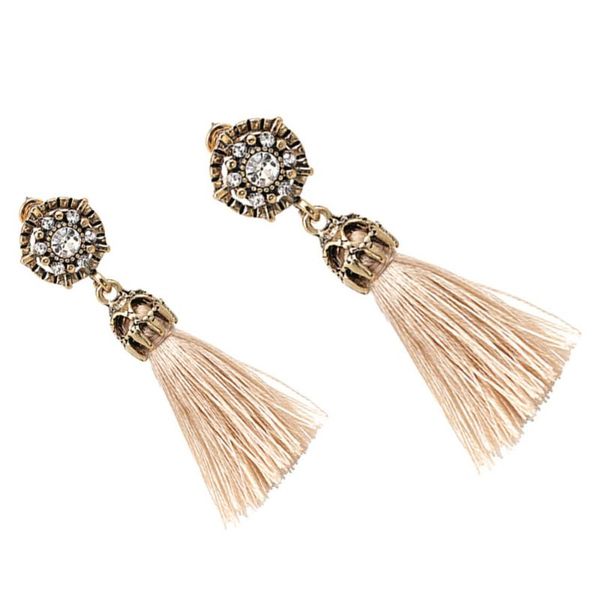 Fashionable Tassel Earrings Diamante All-match Earring Drop Jewelry Gift Travel Tassel Earrings for Woman Lady (Gray), Silver
Fashionable Tassel Earrings Diamante All-match Earring Drop Jewelry Gift Travel Tassel Earrings for Woman Lady (Gray), Silver