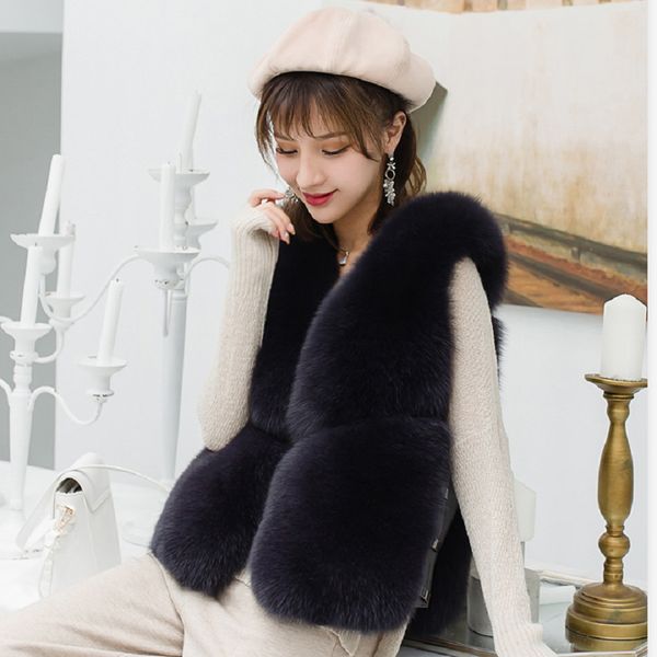 zdfurs* design ladies winter really fox detachable real coat women short fur vest waistcoats 201103, Black
zdfurs* design ladies winter really fox detachable real coat women short fur vest waistcoats 201103, Black