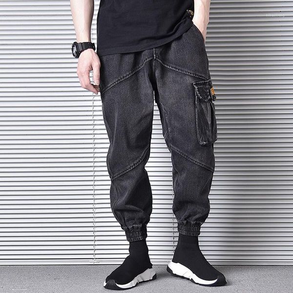 japanese vintage fashion men jeans loose fit multi pockets denim cargo pants harem trousers streetwear hip hop jeans men joggers1, Blue
japanese vintage fashion men jeans loose fit multi pockets denim cargo pants harem trousers streetwear hip hop jeans men joggers1, Blue