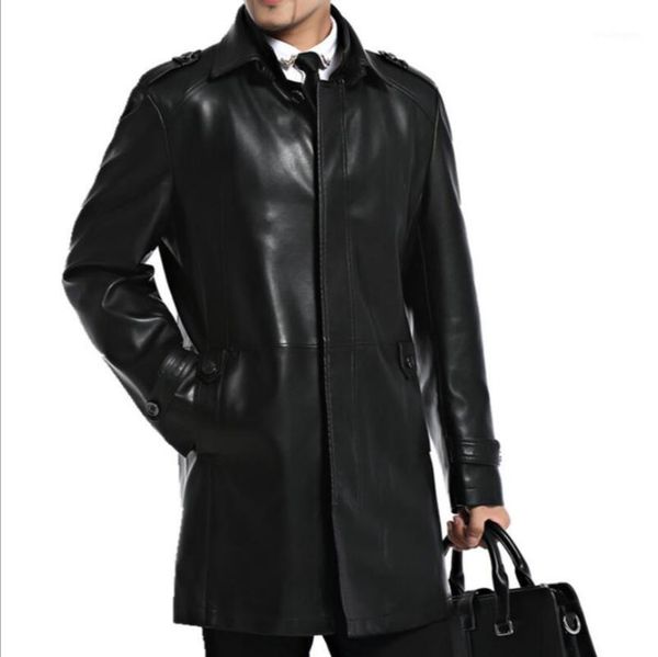 m-4xl spring and autumn new leather men clothing long section thick lapels fur coat leather windbreaker mens jacket1, Black
m-4xl spring and autumn new leather men clothing long section thick lapels fur coat leather windbreaker mens jacket1, Black