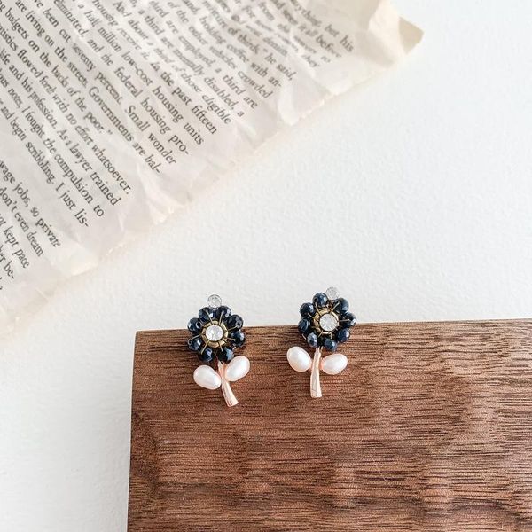origin summer ethnic exquisite black flower dangle earings for women unique design rhinestone pearl earings jewelry accessories, Silver
origin summer ethnic exquisite black flower dangle earings for women unique design rhinestone pearl earings jewelry accessories, Silver