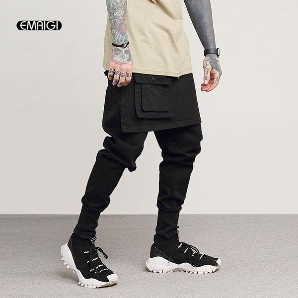 men fashion casual skirt pant street cargo trousers male rock punk hip hop dancer harem pant jogger sweatpants1, Black
men fashion casual skirt pant street cargo trousers male rock punk hip hop dancer harem pant jogger sweatpants1, Black