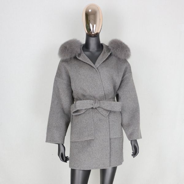 furbelieve cashmere wool blends real fur coat winter jacket women natural fox fur collar outerwear belt streetwear oversize 201112, Black
furbelieve cashmere wool blends real fur coat winter jacket women natural fox fur collar outerwear belt streetwear oversize 201112, Black