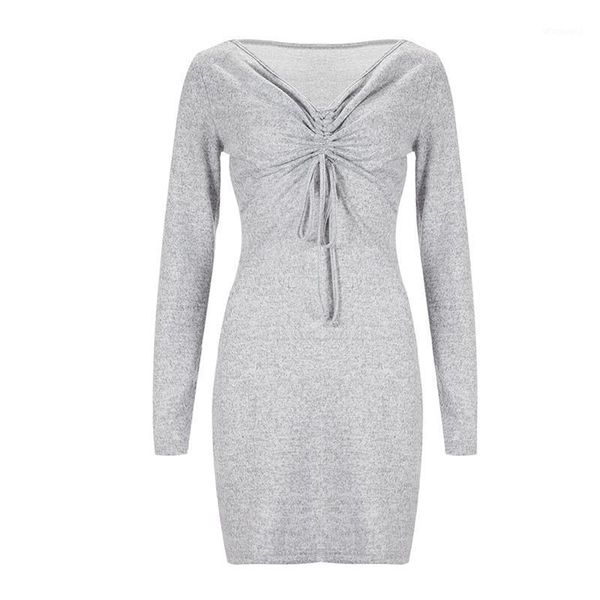 fashion women long sleeve v-neck drawstring dress fashion long sleeve solid color dress for women ladies wholesale1, Black;gray
fashion women long sleeve v-neck drawstring dress fashion long sleeve solid color dress for women ladies wholesale1, Black;gray