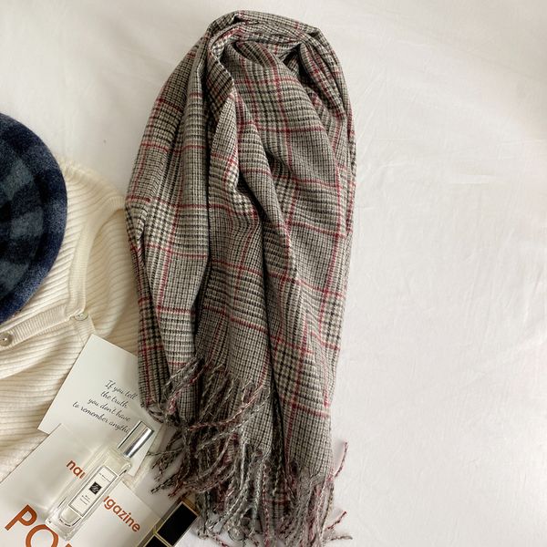 young age soft waxy british color matching plaid scarf imitation cashmere shawl women's autumn and winter korean thickened necktie, Blue;gray
young age soft waxy british color matching plaid scarf imitation cashmere shawl women's autumn and winter korean thickened necktie, Blue;gray
