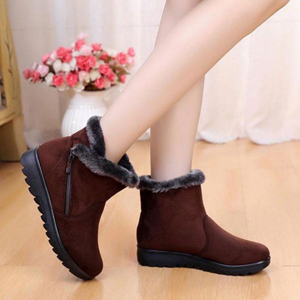 flock zip snow boots women warm short fur plush winter ankle bootee ladies comfort flat shoes plus size 43 female drop shipping1, Black
flock zip snow boots women warm short fur plush winter ankle bootee ladies comfort flat shoes plus size 43 female drop shipping1, Black