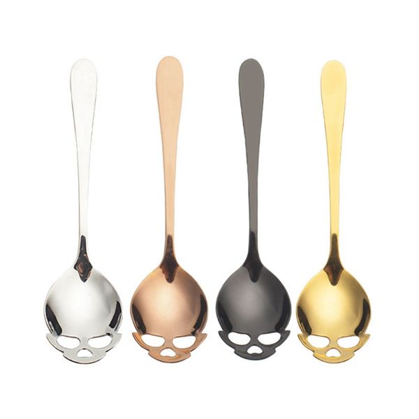 stainless steel skull spoons mixing coffee tea spoons 304 stainless steel skull creative spoon 4 color hha1616
stainless steel skull spoons mixing coffee tea spoons 304 stainless steel skull creative spoon 4 color hha1616