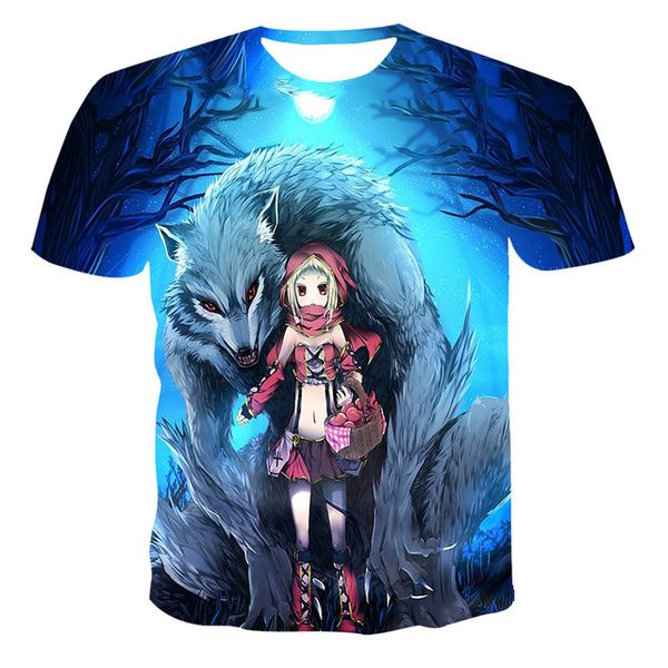 new creativity animal print the 3d print shirts hentai aesthetic horror men clothing
