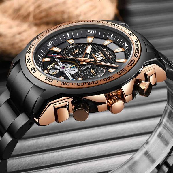 2020 automatic men's watches lige men watch mechanical wrist watch for men waterproof reloj hombre tourbillon, Slivery;brown
2020 automatic men's watches lige men watch mechanical wrist watch for men waterproof reloj hombre tourbillon, Slivery;brown