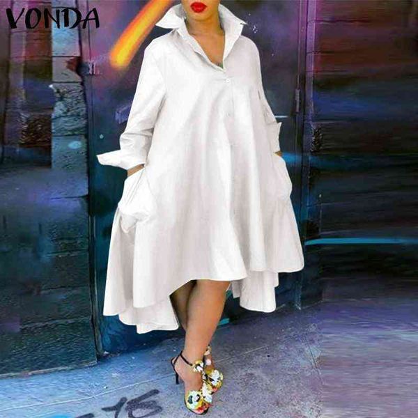 spring loose midi dress casual women dress 2021 vonda bohemian sundress vestidos elegant sundress robe femme g1223, Black;gray
spring loose midi dress casual women dress 2021 vonda bohemian sundress vestidos elegant sundress robe femme g1223, Black;gray