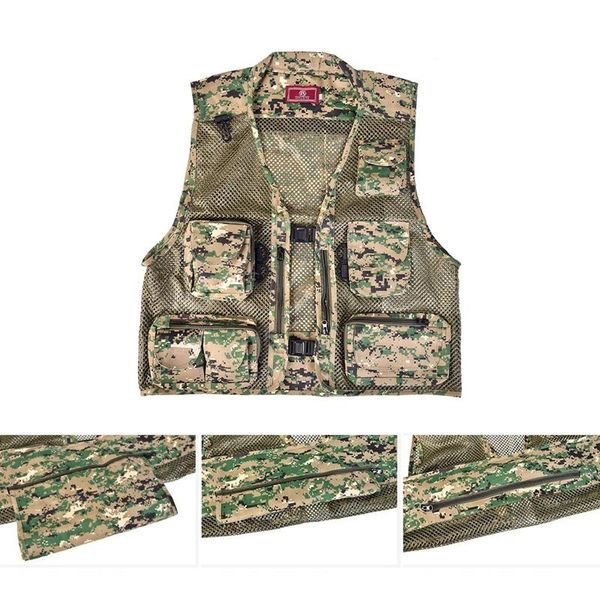 jarusite fishing pgraphy vest summer multi pockets mesh jackets waterproof detachable outdoor life jacket, Gray;blue
jarusite fishing pgraphy vest summer multi pockets mesh jackets waterproof detachable outdoor life jacket, Gray;blue