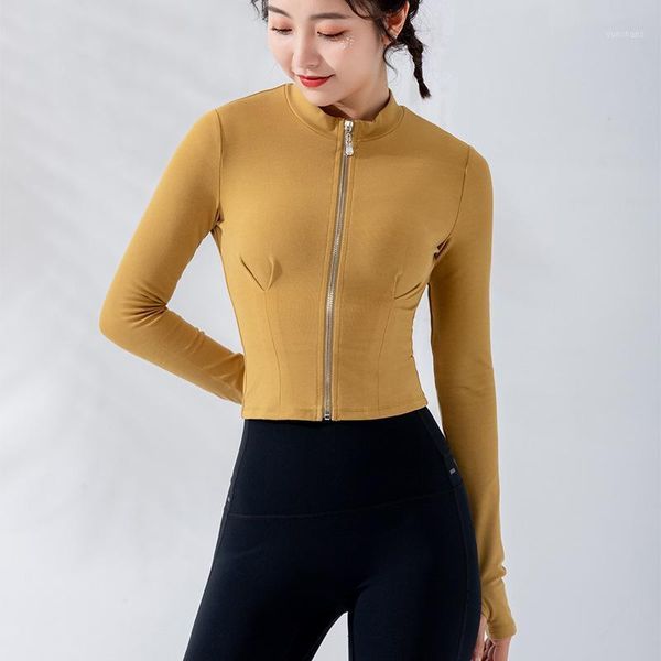 running jackets autumn women's fitness jacket sports girls slim zipper outdoor quick dry training clothes yoga, Black;red
running jackets autumn women's fitness jacket sports girls slim zipper outdoor quick dry training clothes yoga, Black;red