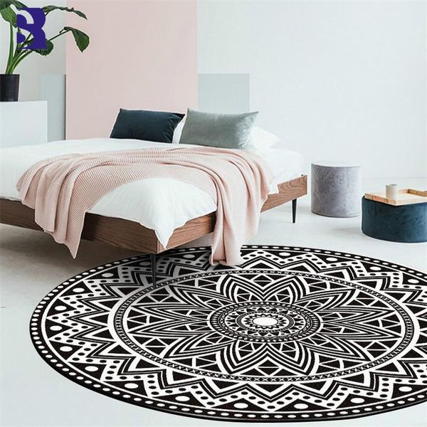 carpets sunnyrain 1-piece fleece black mandala area rug for bedroom round rugs living room
carpets sunnyrain 1-piece fleece black mandala area rug for bedroom round rugs living room