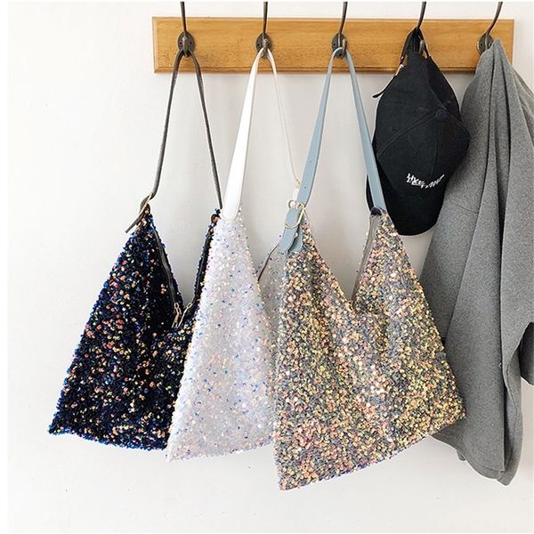 luxury sequins women shoulder bags designer handbags fashion shiny large capacity tote messenger bag lady big purses shopper bag
luxury sequins women shoulder bags designer handbags fashion shiny large capacity tote messenger bag lady big purses shopper bag