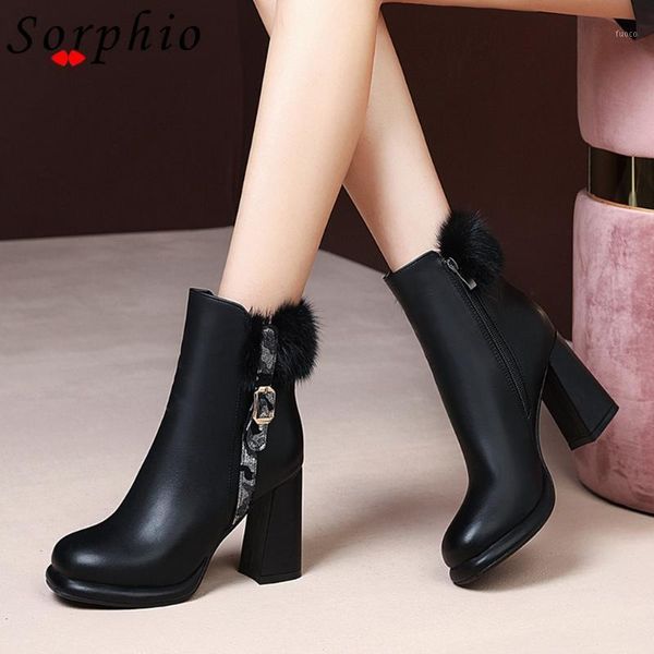 boots sorphio high hoof heels ankle women fur decorating ladies elegant platform shoes1, Black
boots sorphio high hoof heels ankle women fur decorating ladies elegant platform shoes1, Black