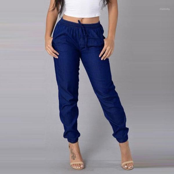 running pants womens elastic waist casual high jeans blue denim quality solid color 2.211, Black;blue
running pants womens elastic waist casual high jeans blue denim quality solid color 2.211, Black;blue