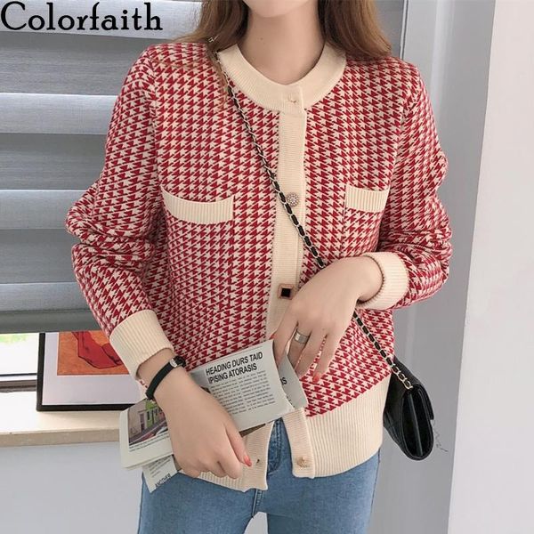 colorfaith new 2021 autumn winter women's sweaters plaid pockets knitted checkered cardiagans elegant lady knitwears swc1136jx, White
colorfaith new 2021 autumn winter women's sweaters plaid pockets knitted checkered cardiagans elegant lady knitwears swc1136jx, White