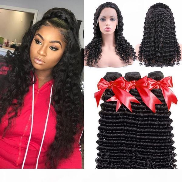 360 lace frontal closures with 3 bundles brazilian virgin human hair weaves deep wave curly peruvian indian malaysian cambodian remy hair, Black;brown
360 lace frontal closures with 3 bundles brazilian virgin human hair weaves deep wave curly peruvian indian malaysian cambodian remy hair, Black;brown