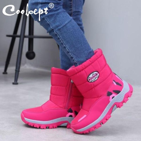 coolcept small size 32-37 children boots winter keep warm plush fur ankle boots casual round toe down cotton flats shoes women, Black
coolcept small size 32-37 children boots winter keep warm plush fur ankle boots casual round toe down cotton flats shoes women, Black