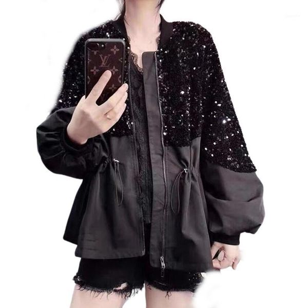 sequin cotton padded clothes women's winter coat new korean waist warm slim coat winter jacket female overcoats lt929s501, Black
sequin cotton padded clothes women's winter coat new korean waist warm slim coat winter jacket female overcoats lt929s501, Black
