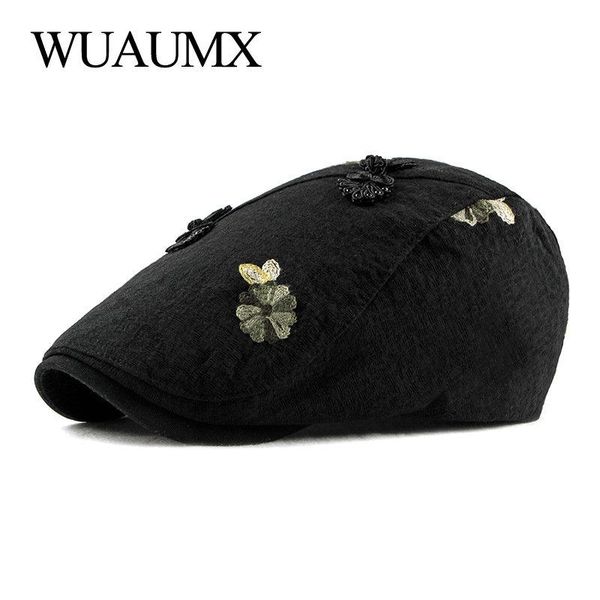 berets wuaumx ethnic style hat spring peaked ivy cap female flowers duckbill women leisure herringbone forward wholesale, Blue;gray
berets wuaumx ethnic style hat spring peaked ivy cap female flowers duckbill women leisure herringbone forward wholesale, Blue;gray