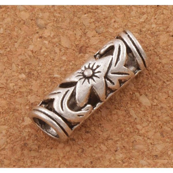 hollow lily flower tube spacer big hole beads 120pcs/lot tibetan silver fit european bracelet 22x7mm l1407 b7pas, Black
hollow lily flower tube spacer big hole beads 120pcs/lot tibetan silver fit european bracelet 22x7mm l1407 b7pas, Black