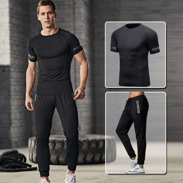 and sportswear autumn men's running spring gym quick drying casual training clothes 2-piece set 958, Gray
and sportswear autumn men's running spring gym quick drying casual training clothes 2-piece set 958, Gray