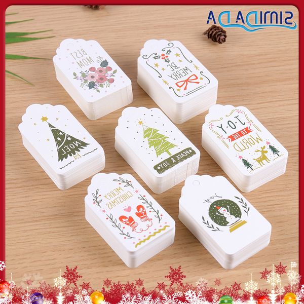 merry unique tags christmas gift diy 50pcs/pack small card tag cotton thread string craft label party decor pendant
merry unique tags christmas gift diy 50pcs/pack small card tag cotton thread string craft label party decor pendant