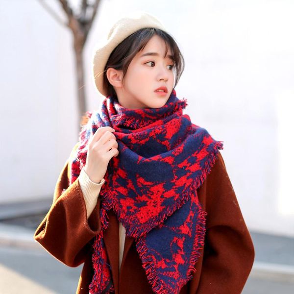 scarves fashion scarf autumn/winter style literary women's thickened warm women cashmere, Blue;gray
scarves fashion scarf autumn/winter style literary women's thickened warm women cashmere, Blue;gray
