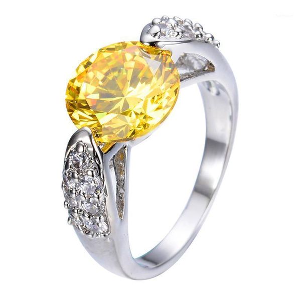vintage female yellow crystal stone ring classic silver color wedding ring cute round zircon engagement rings for women1, Slivery;golden
vintage female yellow crystal stone ring classic silver color wedding ring cute round zircon engagement rings for women1, Slivery;golden