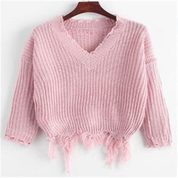 2021 women's tassel long sleeve v collar pullover wear solid autumn new version of slim thin sweater rwnb, White;black
2021 women's tassel long sleeve v collar pullover wear solid autumn new version of slim thin sweater rwnb, White;black