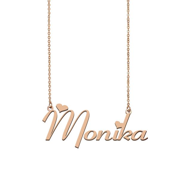 monika name necklace custom nameplate pendant for women girls birthday gift kids friends jewelry 18k gold plated stainless steel, Silver
monika name necklace custom nameplate pendant for women girls birthday gift kids friends jewelry 18k gold plated stainless steel, Silver