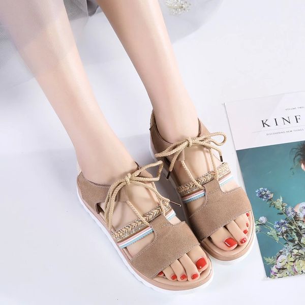 women sandals summer genuine leather black breathable lace up knit elastic flat platform girls sandals 2019 sandale femme #ii0g
women sandals summer genuine leather black breathable lace up knit elastic flat platform girls sandals 2019 sandale femme #ii0g