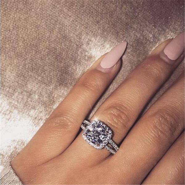 cushion vecalon silver sparkling sterling promise ring 925 cut 3ct diamond wedding band rings for women jewelry gift, Slivery;golden
cushion vecalon silver sparkling sterling promise ring 925 cut 3ct diamond wedding band rings for women jewelry gift, Slivery;golden