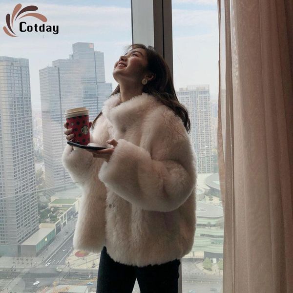 cotday loose slim o-neck wool sheep shearing coat fashion women fur coat fur one piece short small stand collar ladies, Black
cotday loose slim o-neck wool sheep shearing coat fashion women fur coat fur one piece short small stand collar ladies, Black
