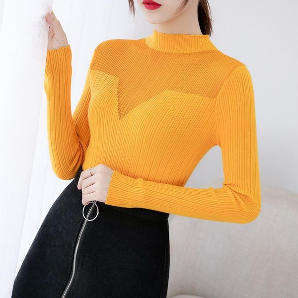 lady mesh lace splice turtleneck sweaters women elegant long sleeve autumn ribbed pullovers hollow out winter jumpers 201203, White;black
lady mesh lace splice turtleneck sweaters women elegant long sleeve autumn ribbed pullovers hollow out winter jumpers 201203, White;black