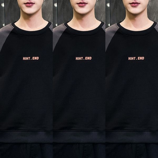 7mznb fashion t-shirt sweater t-shirt new men's fashion brand loose korean cishuishuai sweater print spring and autumn student's 2, Black
7mznb fashion t-shirt sweater t-shirt new men's fashion brand loose korean cishuishuai sweater print spring and autumn student's 2, Black