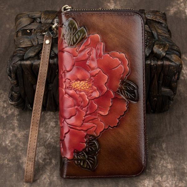 aber genuine leather wallet retro 2020 new women wallet card holder phone purse hand wallet cowhide clutch wallets, Red;black
aber genuine leather wallet retro 2020 new women wallet card holder phone purse hand wallet cowhide clutch wallets, Red;black