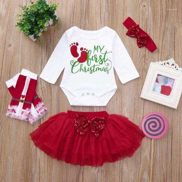 clothing sets my first christmas baby born girls romper+bow skirt+leg warmer+headbands set clothes ropa para niña1, White
clothing sets my first christmas baby born girls romper+bow skirt+leg warmer+headbands set clothes ropa para niña1, White