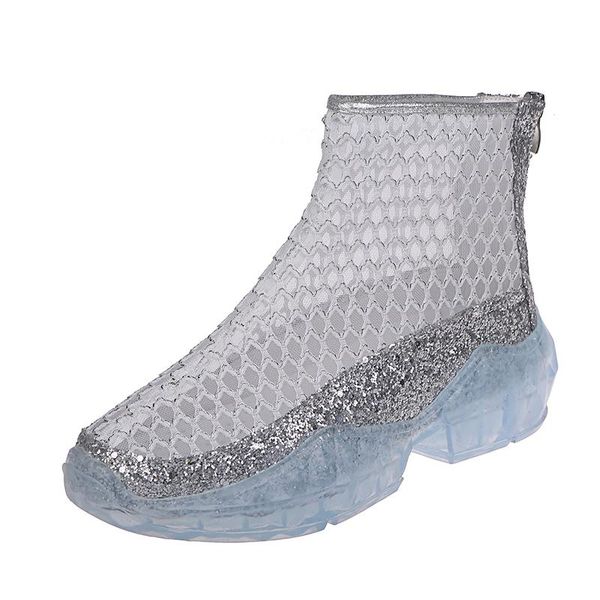 boots women round toe mesh holes summer shoes breathable cool spring party flats platform anckle, Black
boots women round toe mesh holes summer shoes breathable cool spring party flats platform anckle, Black
