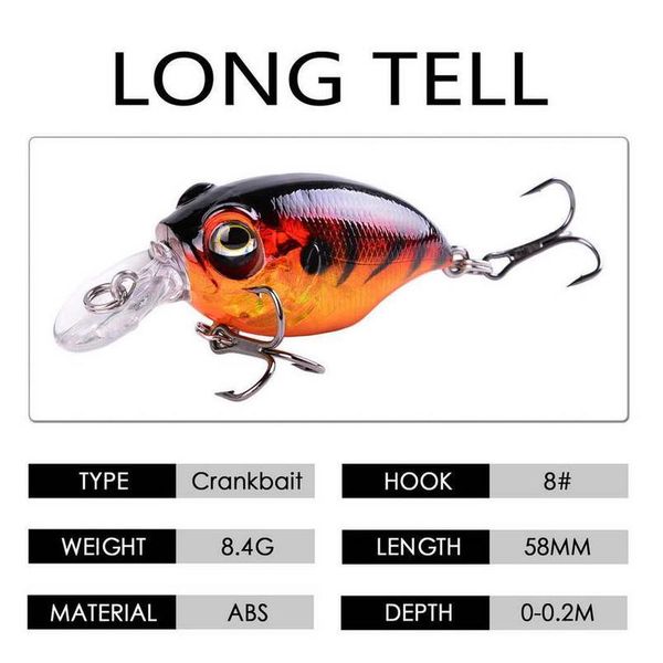 aorace japan crank crankbait hard bait bionic fishing lure artificial long casting freshwater sea for bass trout p jllobc
aorace japan crank crankbait hard bait bionic fishing lure artificial long casting freshwater sea for bass trout p jllobc
