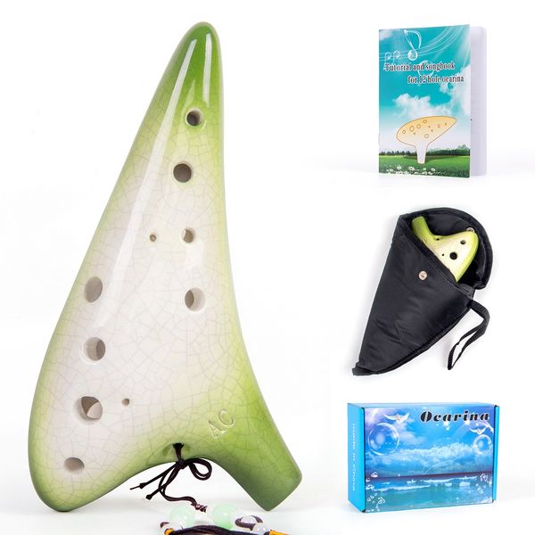 wholesale 12 tone gradient green ocarina alto c key musical instrument gifts or home decorations for beginners children
wholesale 12 tone gradient green ocarina alto c key musical instrument gifts or home decorations for beginners children