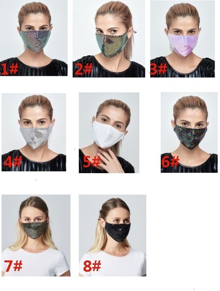 washable shield fashion bling pm2.5 multicolor sequins shiny face cover masks anti-dust mouth mask dhl hh9-3104
washable shield fashion bling pm2.5 multicolor sequins shiny face cover masks anti-dust mouth mask dhl hh9-3104