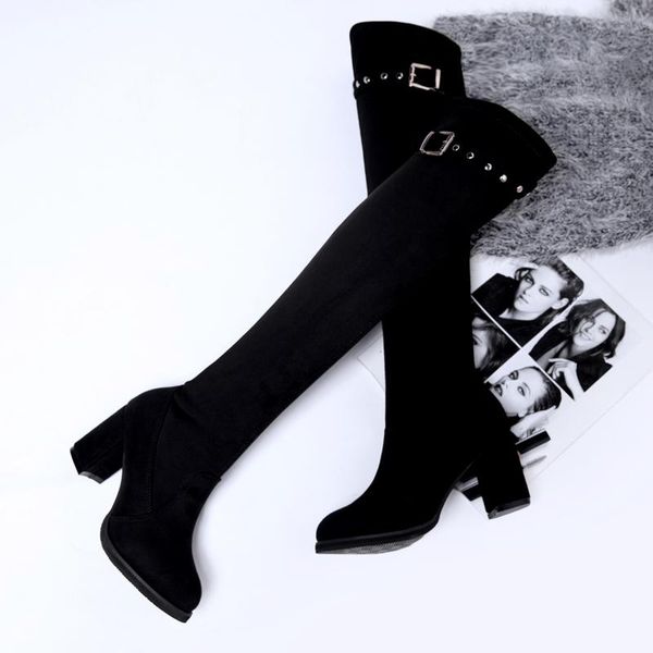 boots high-heeled women's autumn and winter style short tide british velvet high x709, Black
boots high-heeled women's autumn and winter style short tide british velvet high x709, Black