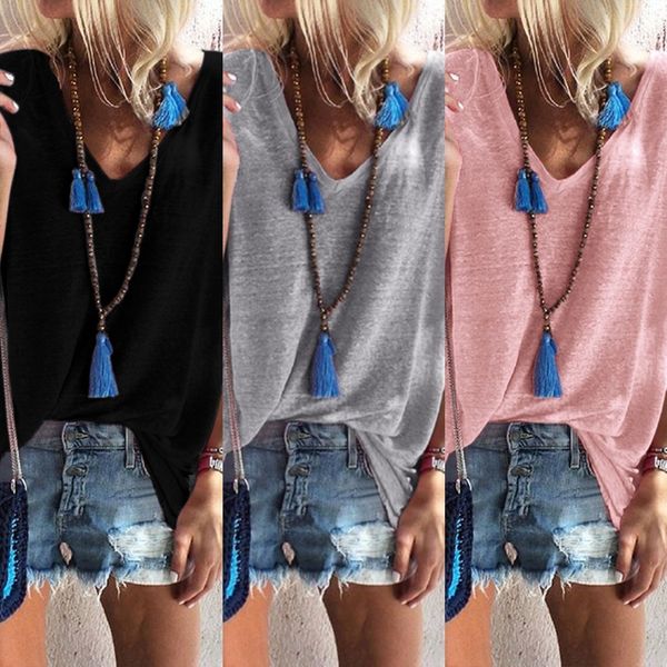 mr9yt candy women's summer 2019 color large solid candyt-shirt candycolor v-neck loose short sleeve t-shirt women's xqrqu, White
mr9yt candy women's summer 2019 color large solid candyt-shirt candycolor v-neck loose short sleeve t-shirt women's xqrqu, White