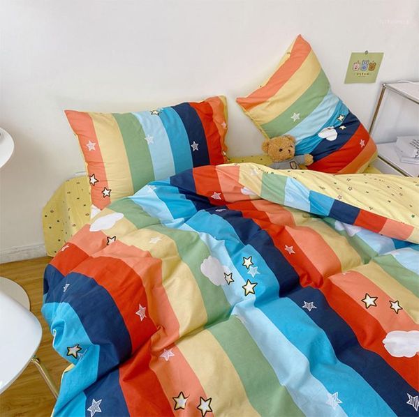 cute colorful star cloud bedding set teen child,cotton twin full double home textile bed sheet pillow case duvet cover1
cute colorful star cloud bedding set teen child,cotton twin full double home textile bed sheet pillow case duvet cover1