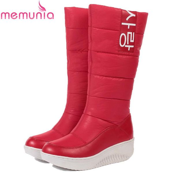 memunia мода новый приезжает ботинки женщин зима теплая водонепроницаемая keep снегоступы платформа черный красный середины икры, Black
memunia мода новый приезжает ботинки женщин зима теплая водонепроницаемая keep снегоступы платформа черный красный середины икры, Black