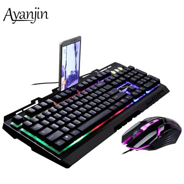 keyboard mouse combos rgb colorful phone holder wired set gaming with backlight suspension keycap metal key board for laptop
keyboard mouse combos rgb colorful phone holder wired set gaming with backlight suspension keycap metal key board for laptop
