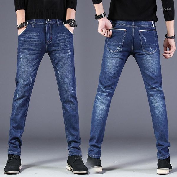 stretch jeans denim long all-season men trousers straight jeans men casual pants pants men's spring slim1, Blue
stretch jeans denim long all-season men trousers straight jeans men casual pants pants men's spring slim1, Blue